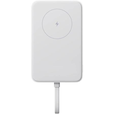 Powerbank 10000mAh Xiaomi 33W Magnetic Power Bank 10000 (Integrated Cable)/ Wireless/ Blanca
