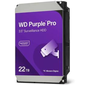 Disco Duro Western Digital WD Purple Pro Surveillance 22TB/ 3.5'/ SATA III/ 512MB