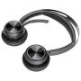 Auriculares Inalámbricos PolyVoyager Focus 2 USB-C-C + Adaptador USB-C/A/ con Micrófono/ Bluetooth/ Negros