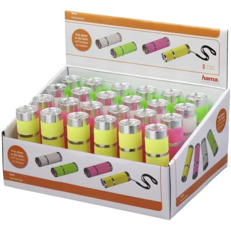Hama LED flashlight FL-40 display 24 stuks