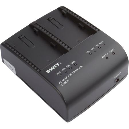 SWIT S-3602U S-3602U | 2x2A DV Charger Compatible To Sony BP-U Series