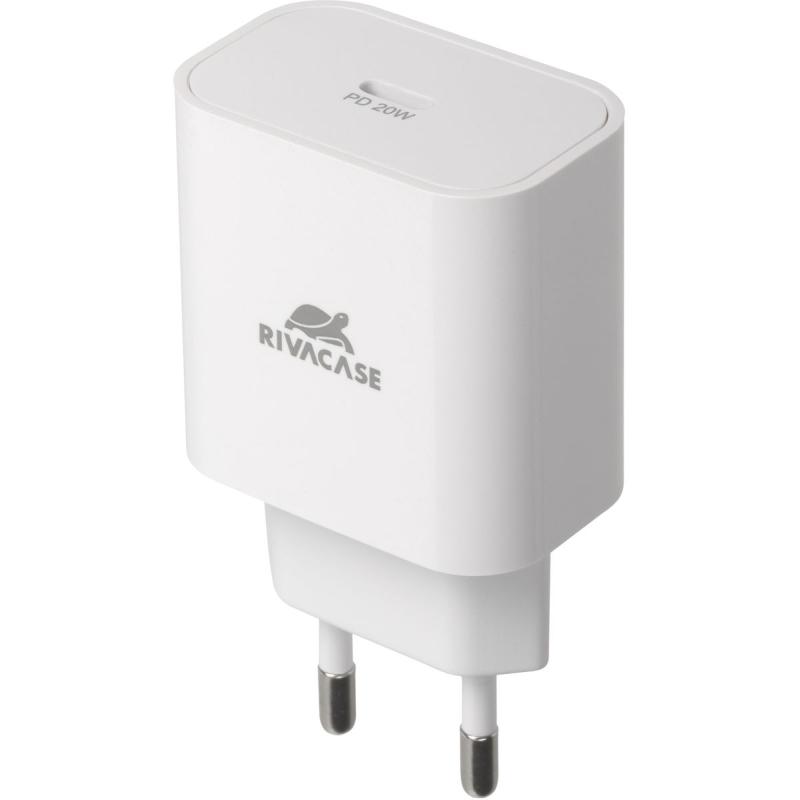 RIVACASE PS4101 W00 EU Wall Charger 20W PD 3.0 / 1 USB-C - White