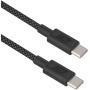 ACT USB 2.0 60W Charging/Data Cable USB-C To USB-C Black 1 Meter