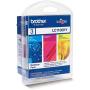 Brother LC-1100HYRBWBP Package w/ 1X Brother LC-1100HY w/ 3