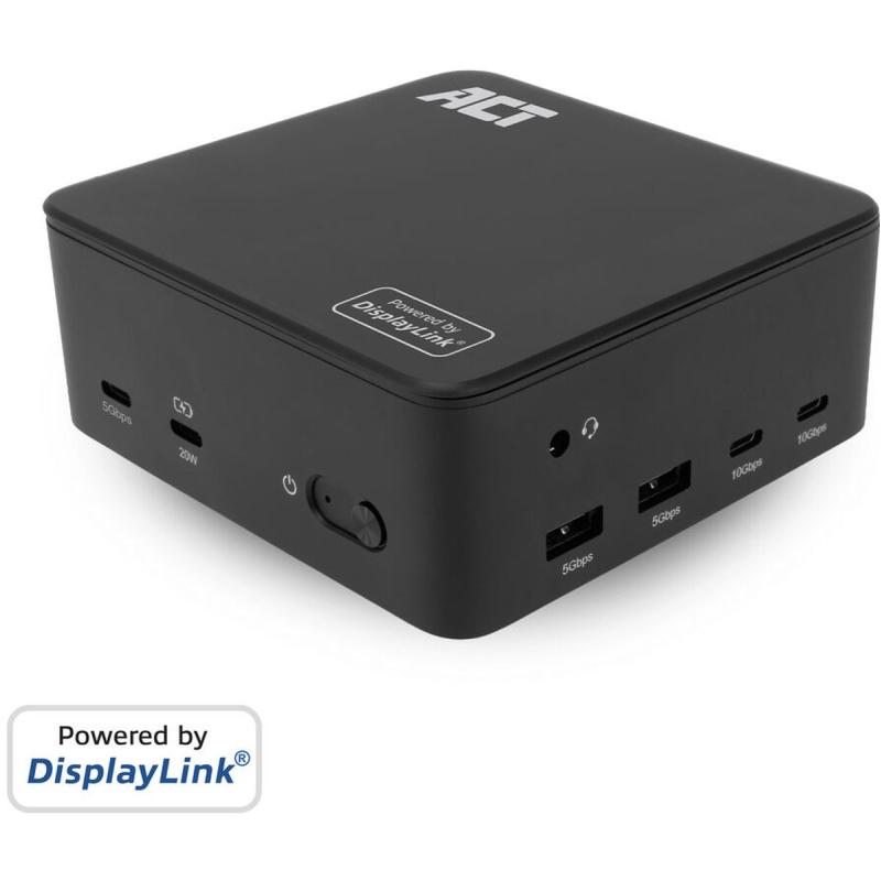 ACT Universal USB-C Docking Station 4K For 3 HDMI/DP Monitors Displaylink