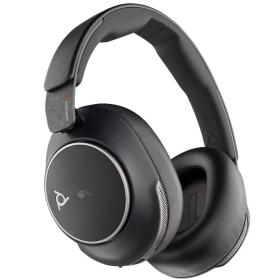 Auriculares Inalámbricos Poly Voyager Surround 80 UC USB Tipo-C + Adaptador USB-C/A/ con Micrófono/ Bluetooth/ Negros