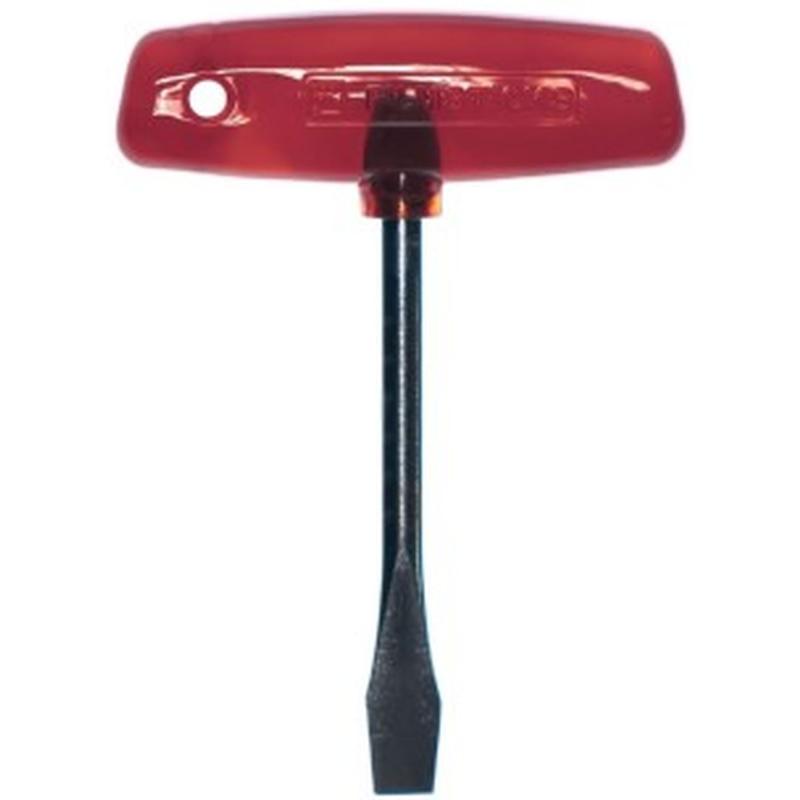 Filmsticks T-Handle Slotted Screwdriver In Red Coloured Handle