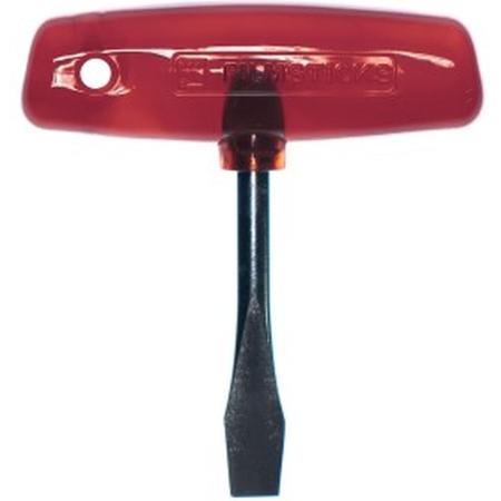 Filmsticks T-Handle Slotted Screwdriver In Red Coloured Handle
