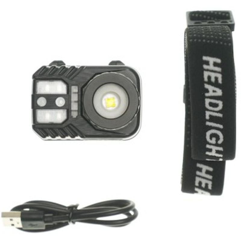 Filmsticks Head Torch w/ Headband Strap Rechargeable w/ Cable Provided