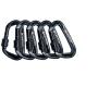Filmsticks Locking Carabiner In Black (Pack Of 5)