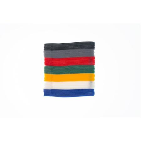 Filmsticks Hook&amp;amp;Loop Ties Size 12x150mm 105pcs In A Pack 7 Colours