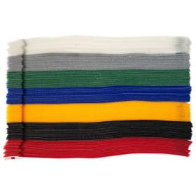 Filmsticks Hook&amp;amp;Loop Ties Size 12x250mm 105pcs In A Pack 7 Colours