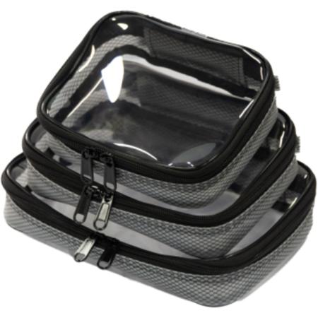 Filmsticks Set Of S/M/L Black Cases w/ Thermoplastic Transparent Covers V2