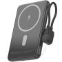 Powerbank 5000mAh Leotec LEPOWW20W5K/ 20W/ Wireless/ Negra/ Incluye Cable USB Tipo-C