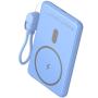 Powerbank 5000mAh Leotec LEPOWW20W5B/ 20W/ Wireless/ Azul/ Incluye Cable USB Tipo-C