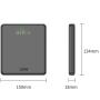 Powerbank 20000mAh Leotec LEPOW100W20G/ 100W/ Gris/ Incluye Cable USB Tipo-C