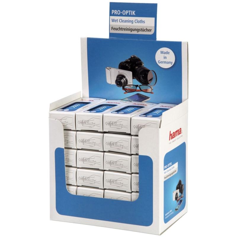 Hama Pro-Optic Wet Cleaning Cloths.