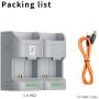 ZGCINE Charging Case For 2 Accu&amp;#039;s Canon LP-E6 (PC2-LPE6)