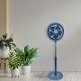 Ventilador de Pie Daewoo DW9006/ 90W/ 5 Aspas 30cm/ 3 Velocidades