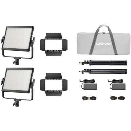 Godox LP600R K2 Black Litemons RGB LED Light Panel 2 Light Kit