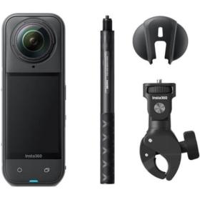 Cámara Digital Deportiva Insta360 X5 Vista múltiple motero Kit/ 8K/ Ángulo de visión 360º/ Negra
