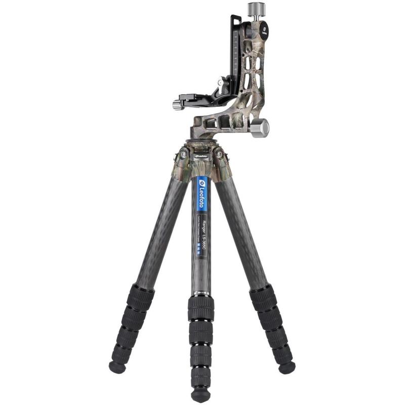 Leofoto LS-365C Ranger Tripod w/ PG-1 Schommelkop In Camo