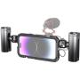 SmallRig 4078 Mobile Video Cage Kit (Dual Handheld) For iPhone 14 Pro Max