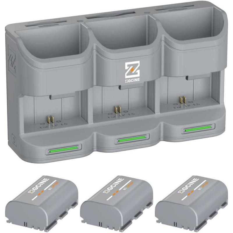 ZGCINE 3X Charging Case 3X LP-E6P (PC3-LPE6P-K3)