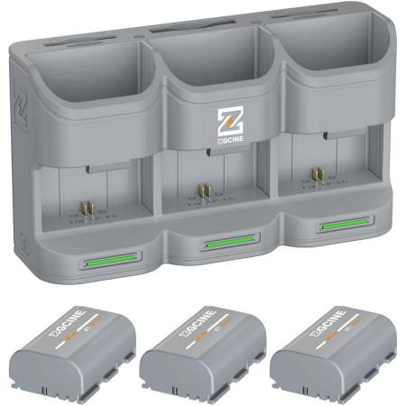 ZGCINE 3X Charging Case 3X LP-E6P (PC3-LPE6P-K3)