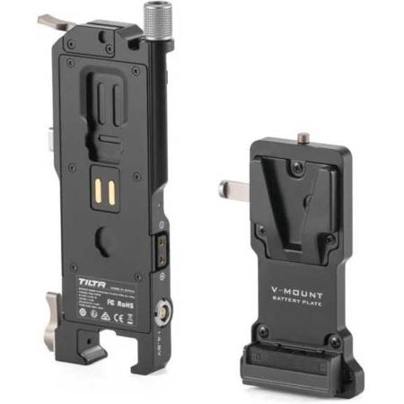 Tilta Battery Plate To DJI RS 4 Power Pass-Through Plate Kit - V Mount