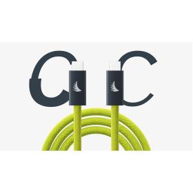 Angelbird USB-C 3.2 Solid Flex Tether Cable Lime 4.5 M / 14.8 FT