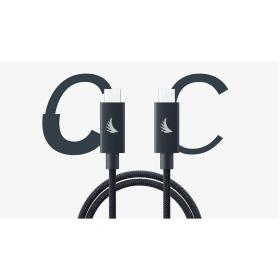Angelbird USB-C 4.0 Solid Flex Cable Blue Grey 32 cm / 1 FT