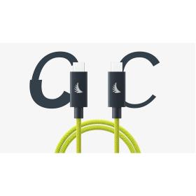Angelbird USB-C 4.0 Solid Flex Cable Lime 2 M / 6.6 FT
