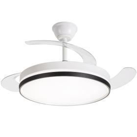 Ventilador de Techo Daewoo con aspas retráctiles DW5009/ 30W/ 3 Aspas/ 6 Velocidades