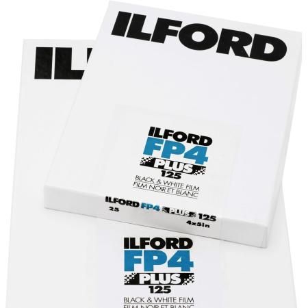 Ilford FP4 Plus 10.2 X 12.7cm (4x5) 25 Vel