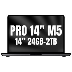 Apple Macbook Pro 14'/ M5 Pro 18-Core CPU/ 24GB/ 2TB SSD/ 20-Core GPU/ Negro Espacial