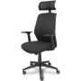 Silla de Oficina Piqueras y Crespo Parolis 370BM840A840RNC/ Negro
