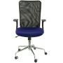 Silla de Oficina Piqueras y Crespo Minaya 4031AZ/ Azul y Negra