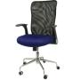 Silla de Oficina Piqueras y Crespo Minaya 4031AZ/ Azul y Negra