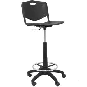 Taburete Piqueras y Crespo Robledo PVC T26GNI840RN/ Negro