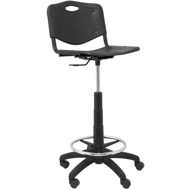 Taburete Piqueras y Crespo Robledo PVC T26GNI840RN/ Negro