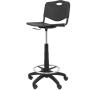 Taburete Piqueras y Crespo Robledo PVC T26GNI840RN/ Negro