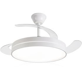 Ventilador de Techo Daewoo con aspas retráctiles DW5008/ 30W/ 3 Aspas/ 6 Velocidades