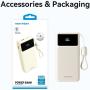 Powerbank 20000mAh Vention XGYL0-40-TY/ 22.5W/ Azul/ Incluye Cable USB Tipo-C