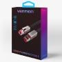 Cable de Red RJ45 SFTP Vention IKMHI Cat.8/ Gaming/ 3m/ Gris