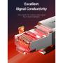 Cable de Red RJ45 SFTP Vention IKMHI Cat.8/ Gaming/ 3m/ Gris