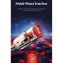 Cable de Red RJ45 SFTP Vention IKMHJ Cat.8/ Gaming/ 5m/ Gris