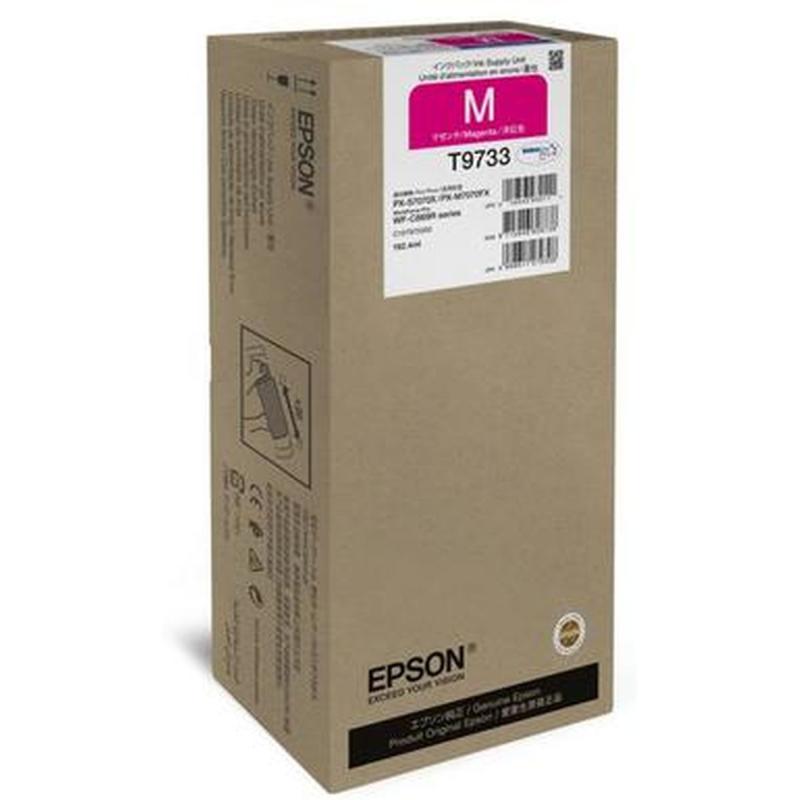 Epson T9733 192.4 ml XL Magenta Original Inktpackage For WorkForce Pro WF-C869R