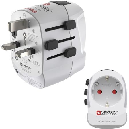 Hama Wereldreisadapter Pro Light AC 30PD 3-POLIG 1X USB-C 1X USB-A 30 W