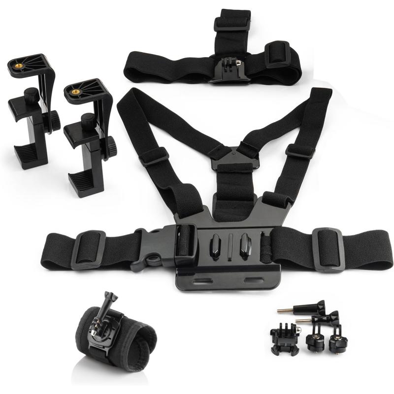 MOJOGEAR A03 Head+Chest+Wrist Strap Kit GoPro / Smartphone
